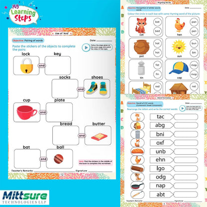 My Learning Steps LKG Activity Worksheet