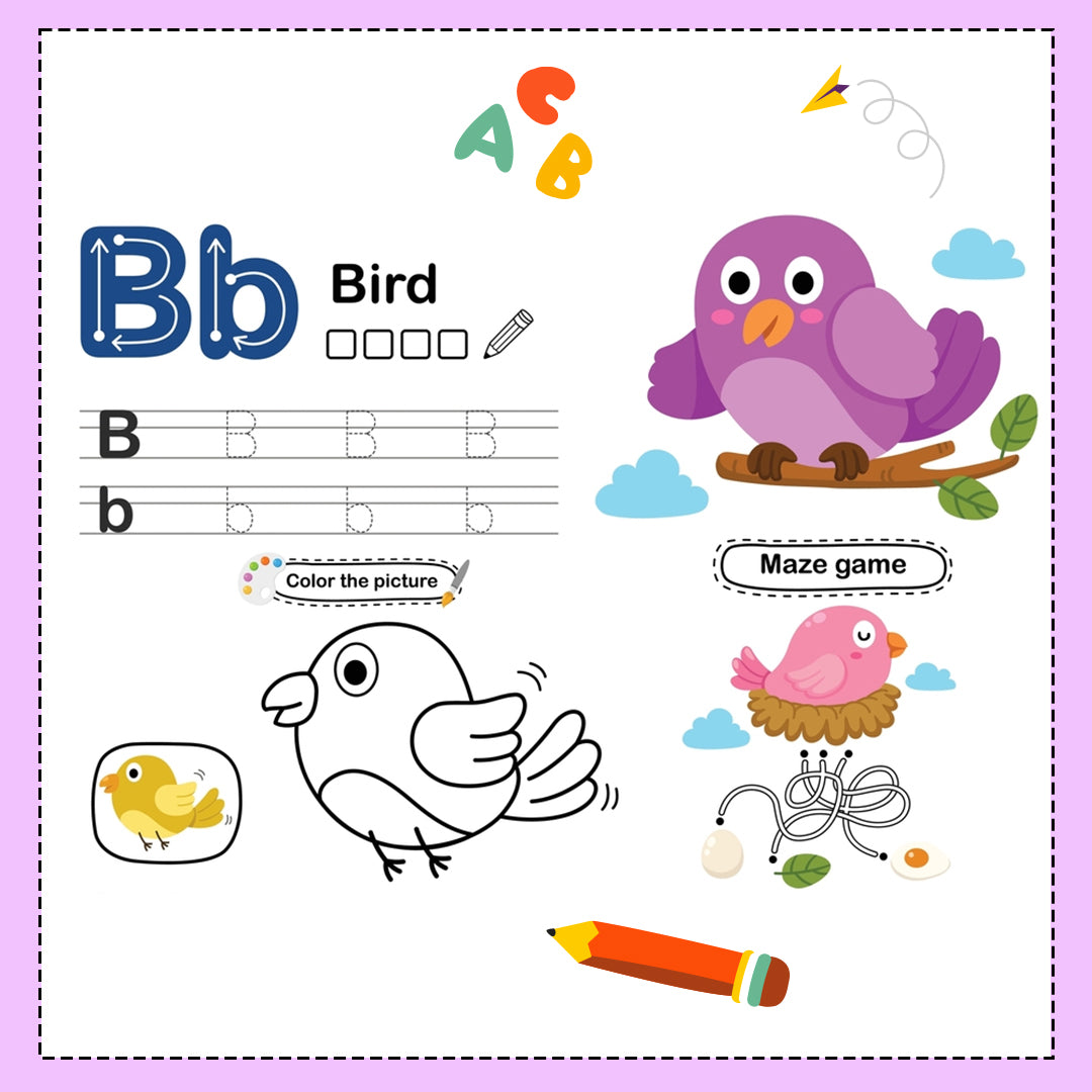 My Learning Steps Nursery Activity Worksheet